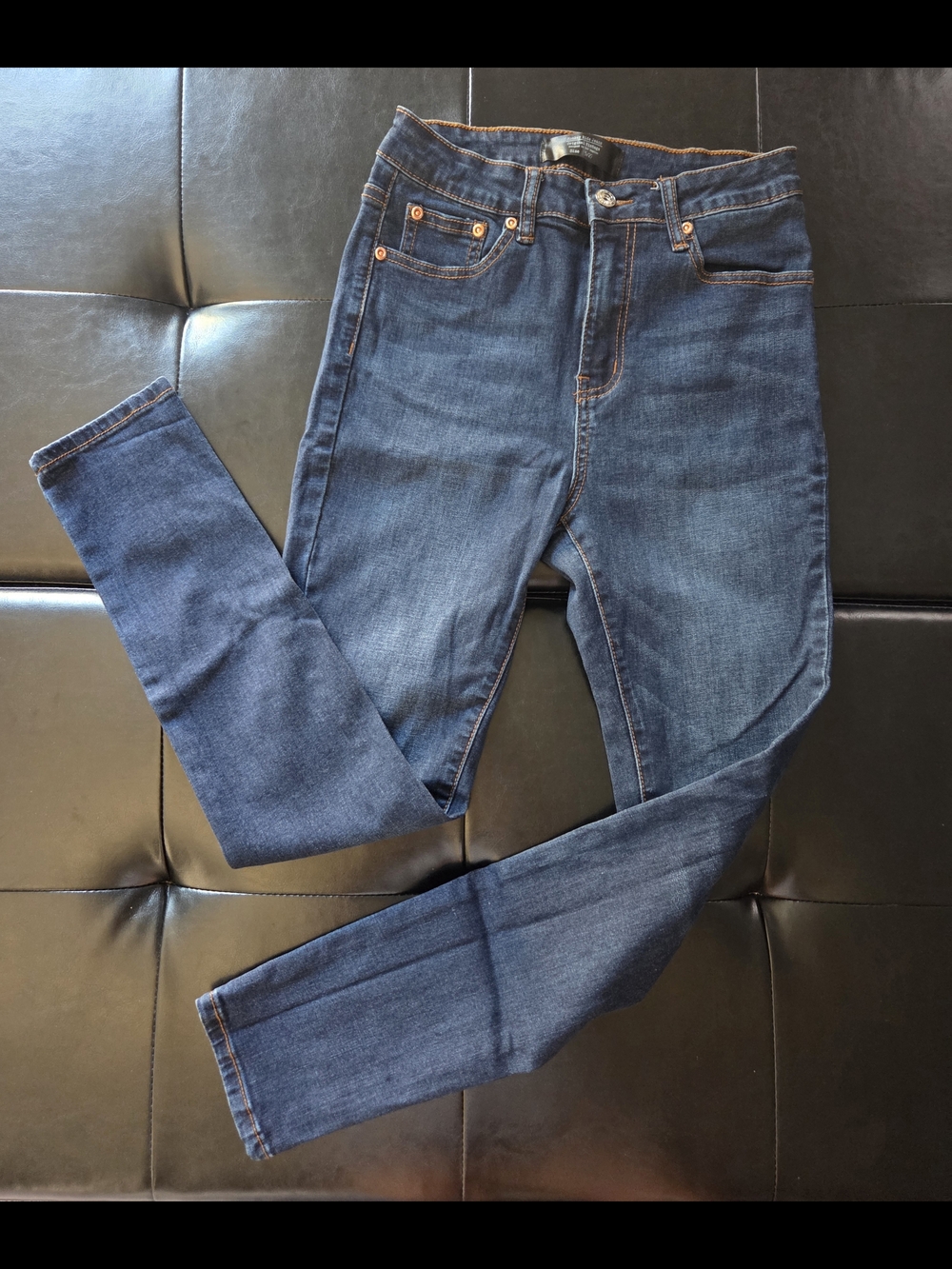 Women's Dark Blue Skinny Fit Jeans
